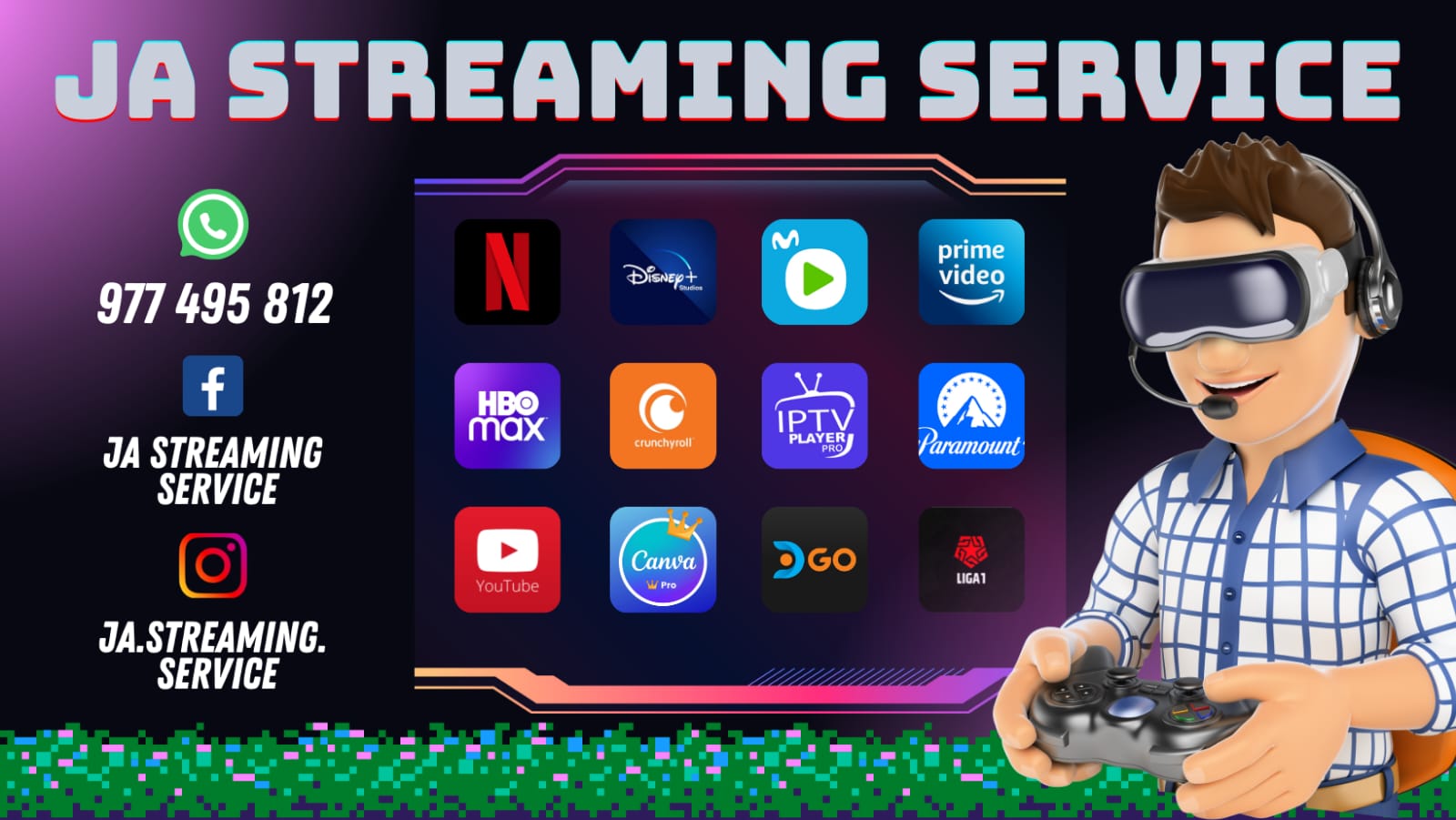 JA Streaming Service - Portada navideña