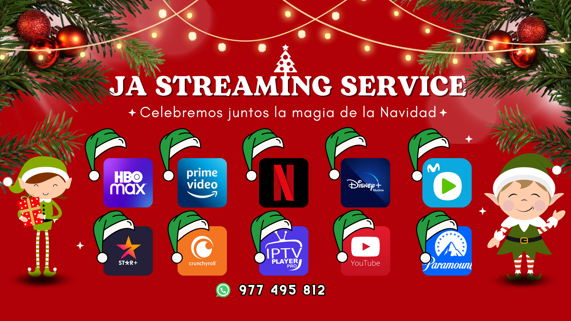 JA Streaming Service - Portada navideña